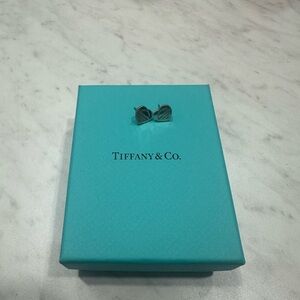 Tiffany & Co. Silver Heart Studs